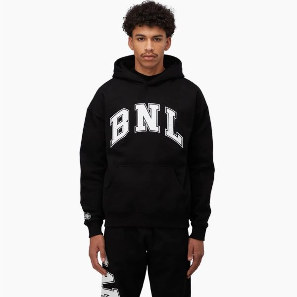 banlieue college hoodie zwart